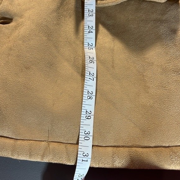 RFT Rainforest Mens Faux Sherpa Pockets Button Up Coat Beige/ Gray M - Picture 13 of 15